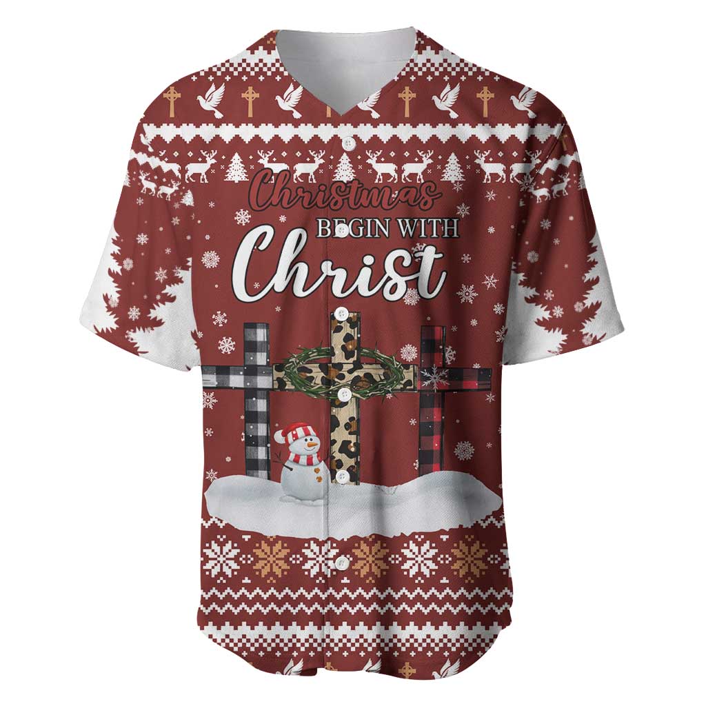Christian Noel Christmas Baseball Jersey Xmas Holiday Patterns - Wonder Print Shop