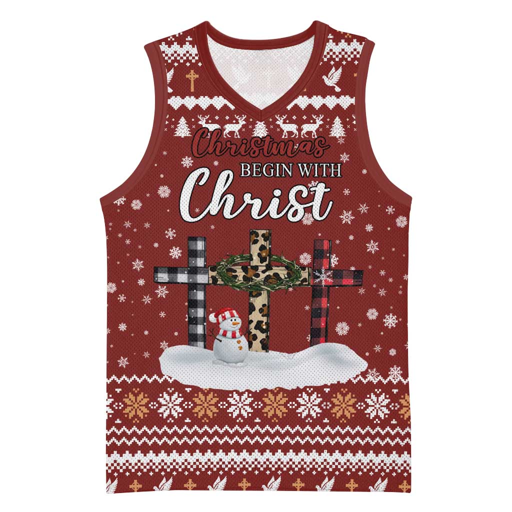 Christian Noel Christmas Basketball Jersey Xmas Holiday Patterns - Wonder Print Shop