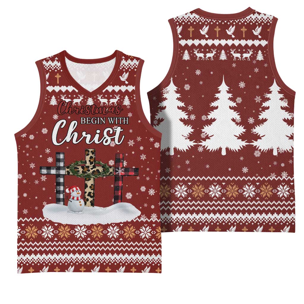 Christian Noel Christmas Basketball Jersey Xmas Holiday Patterns - Wonder Print Shop