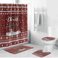 Christian Noel Christmas Bathroom Set Xmas Holiday Patterns - Wonder Print Shop