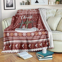 Christian Noel Christmas Blanket Xmas Holiday Patterns - Wonder Print Shop