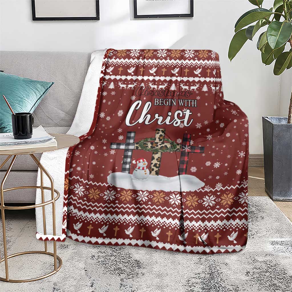 Christian Noel Christmas Blanket Xmas Holiday Patterns - Wonder Print Shop