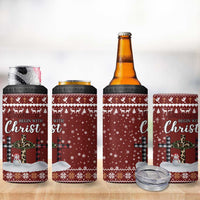 Christian Noel Christmas 4 in 1 Can Cooler Tumbler Xmas Holiday Patterns - Wonder Print Shop