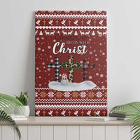 Christian Noel Christmas Canvas Wall Art Xmas Holiday Patterns - Wonder Print Shop