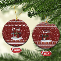 Christian Noel Christmas Ceramic Ornament Xmas Holiday Patterns - Wonder Print Shop