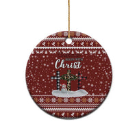 Christian Noel Christmas Ceramic Ornament Xmas Holiday Patterns - Wonder Print Shop
