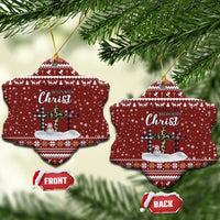 Christian Noel Christmas Ceramic Ornament Xmas Holiday Patterns - Wonder Print Shop