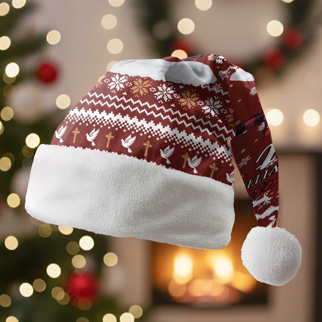 Christian Noel Christmas Santa Hat Xmas Holiday Patterns - Wonder Print Shop