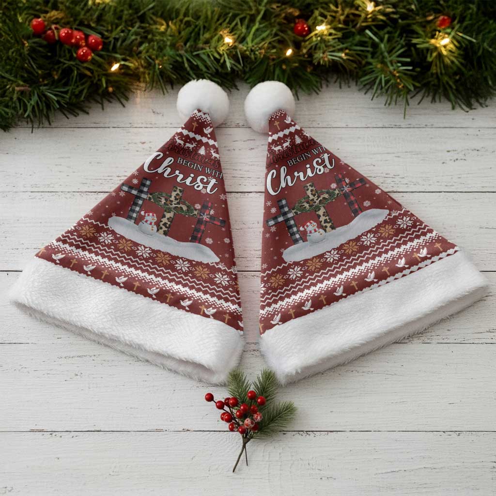 Christian Noel Christmas Santa Hat Xmas Holiday Patterns - Wonder Print Shop