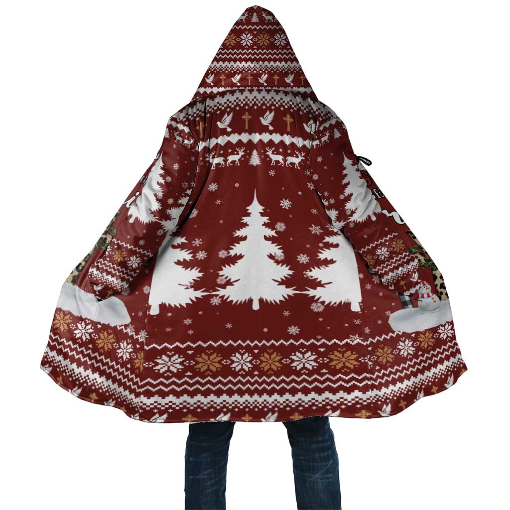 Christian Noel Christmas Cloak Xmas Holiday Patterns - Wonder Print Shop