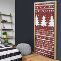 Christian Noel Christmas Door Cover Xmas Holiday Patterns - Wonder Print Shop