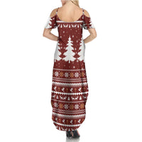 Christian Noel Christmas Family Matching Summer Maxi Dress and Hawaiian Shirt Xmas Holiday Patterns - Wonder Print Shop