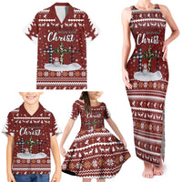 Christian Noel Christmas Family Matching Tank Maxi Dress and Hawaiian Shirt Xmas Holiday Patterns - Wonder Print Shop