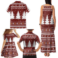 Christian Noel Christmas Family Matching Tank Maxi Dress and Hawaiian Shirt Xmas Holiday Patterns - Wonder Print Shop