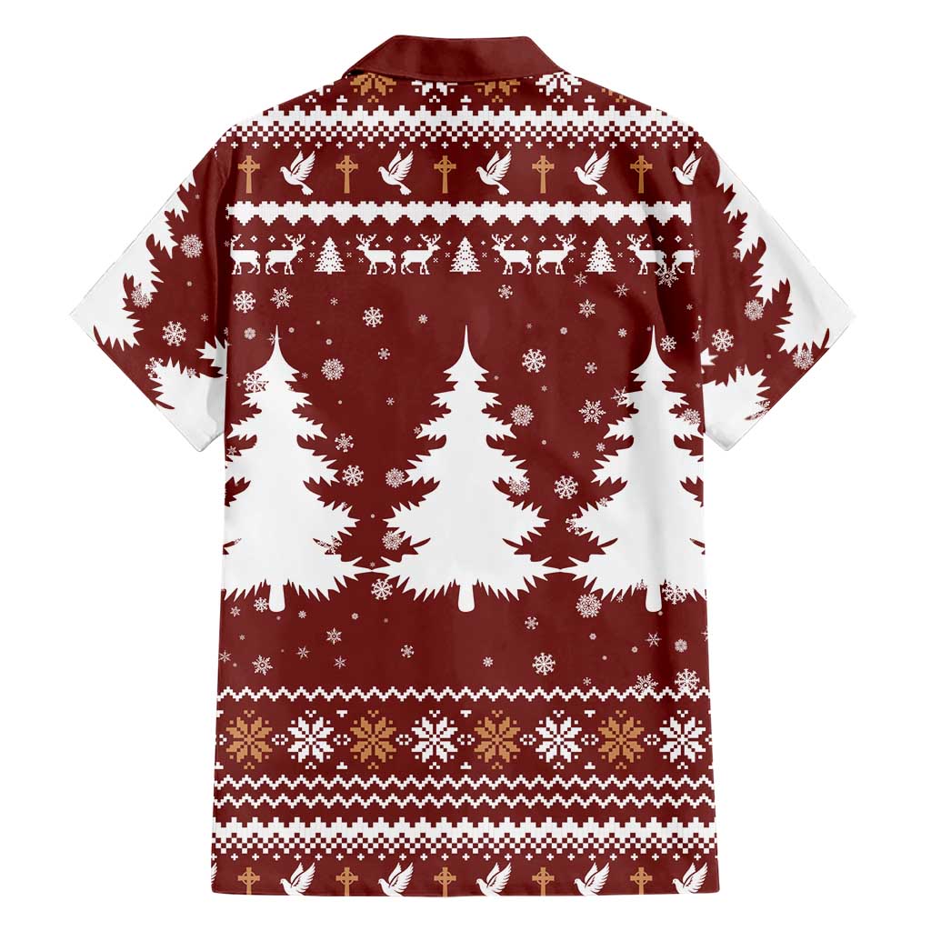 Christian Noel Christmas Family Matching Tank Maxi Dress and Hawaiian Shirt Xmas Holiday Patterns - Wonder Print Shop