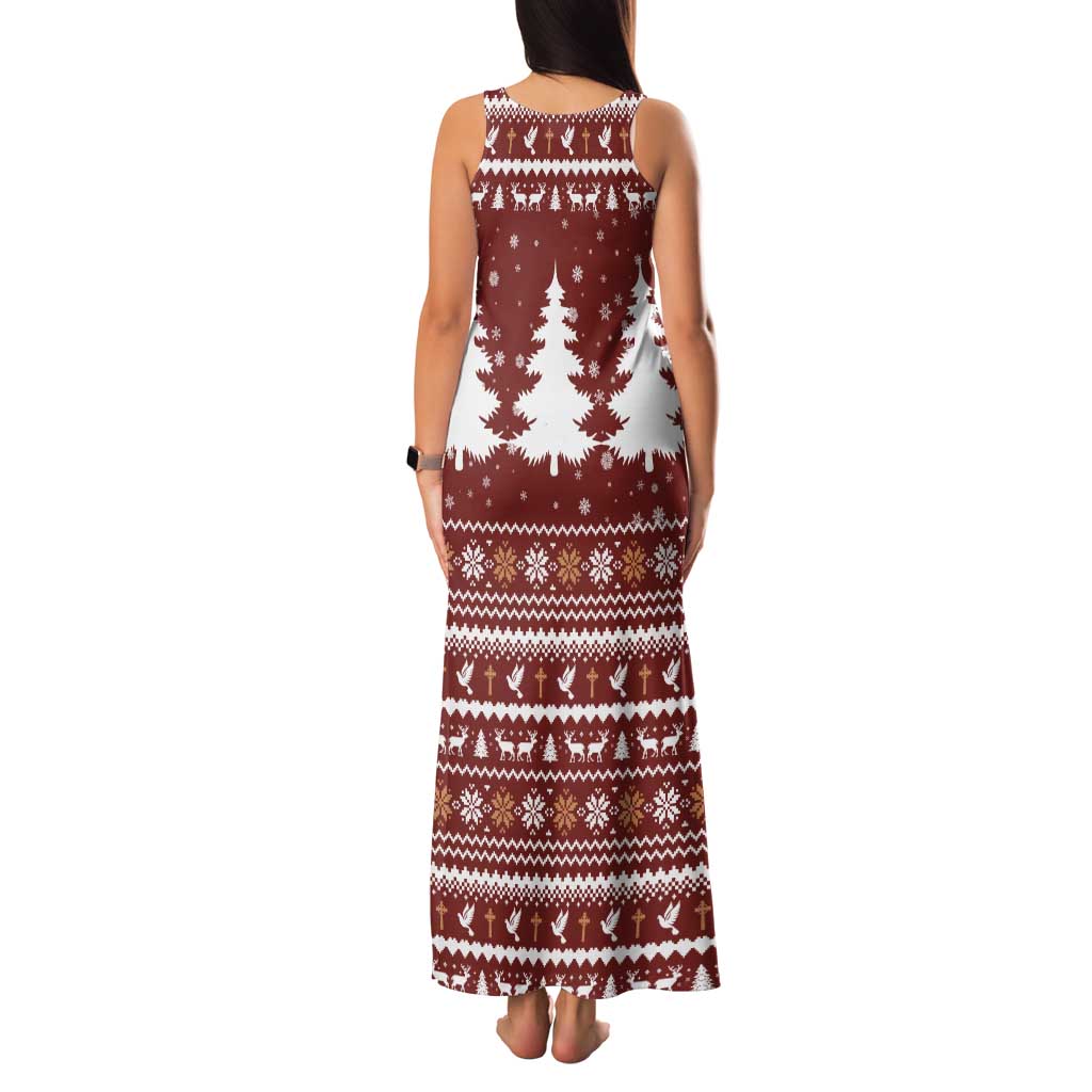 Christian Noel Christmas Family Matching Tank Maxi Dress and Hawaiian Shirt Xmas Holiday Patterns - Wonder Print Shop
