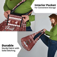 Christian Noel Christmas Grocery Bag Xmas Holiday Patterns - Wonder Print Shop