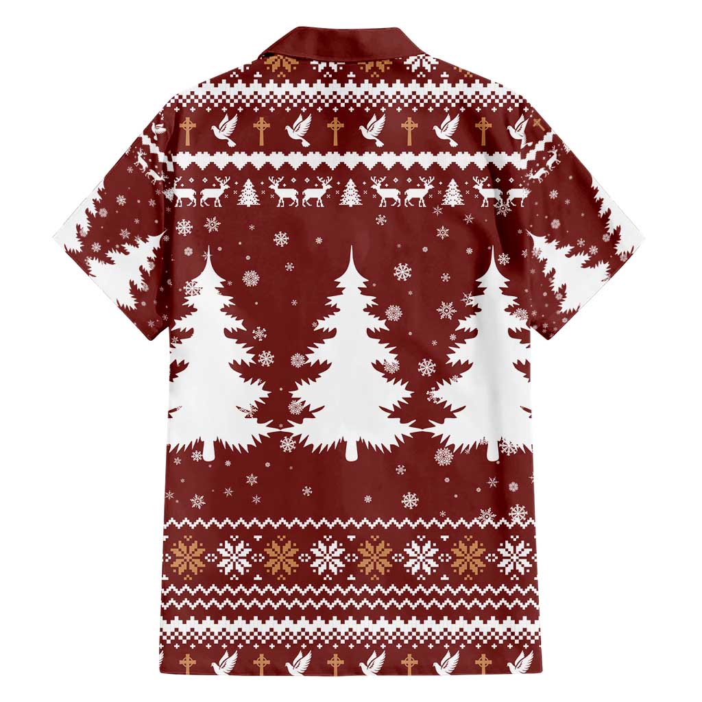 Christian Noel Christmas Hawaiian Shirt Xmas Holiday Patterns - Wonder Print Shop