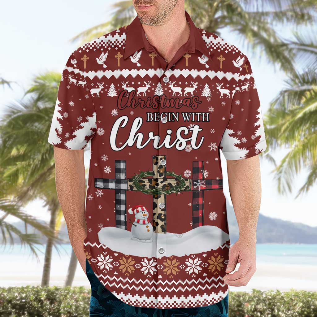 Christian Noel Christmas Hawaiian Shirt Xmas Holiday Patterns - Wonder Print Shop