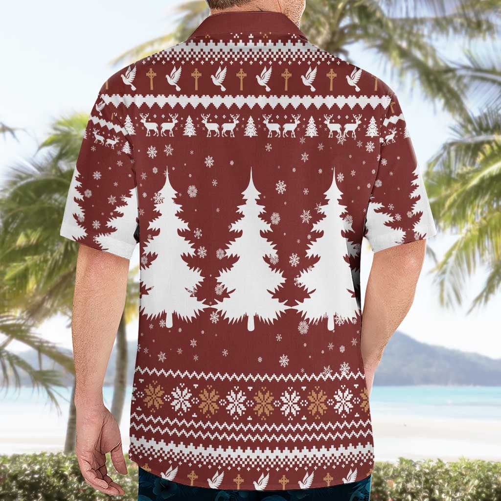 Christian Noel Christmas Hawaiian Shirt Xmas Holiday Patterns - Wonder Print Shop