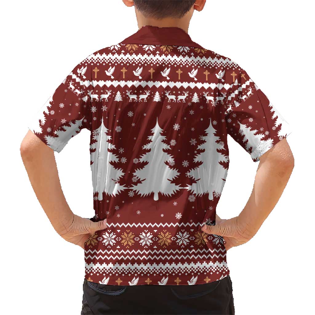Christian Noel Christmas Hawaiian Shirt Xmas Holiday Patterns - Wonder Print Shop