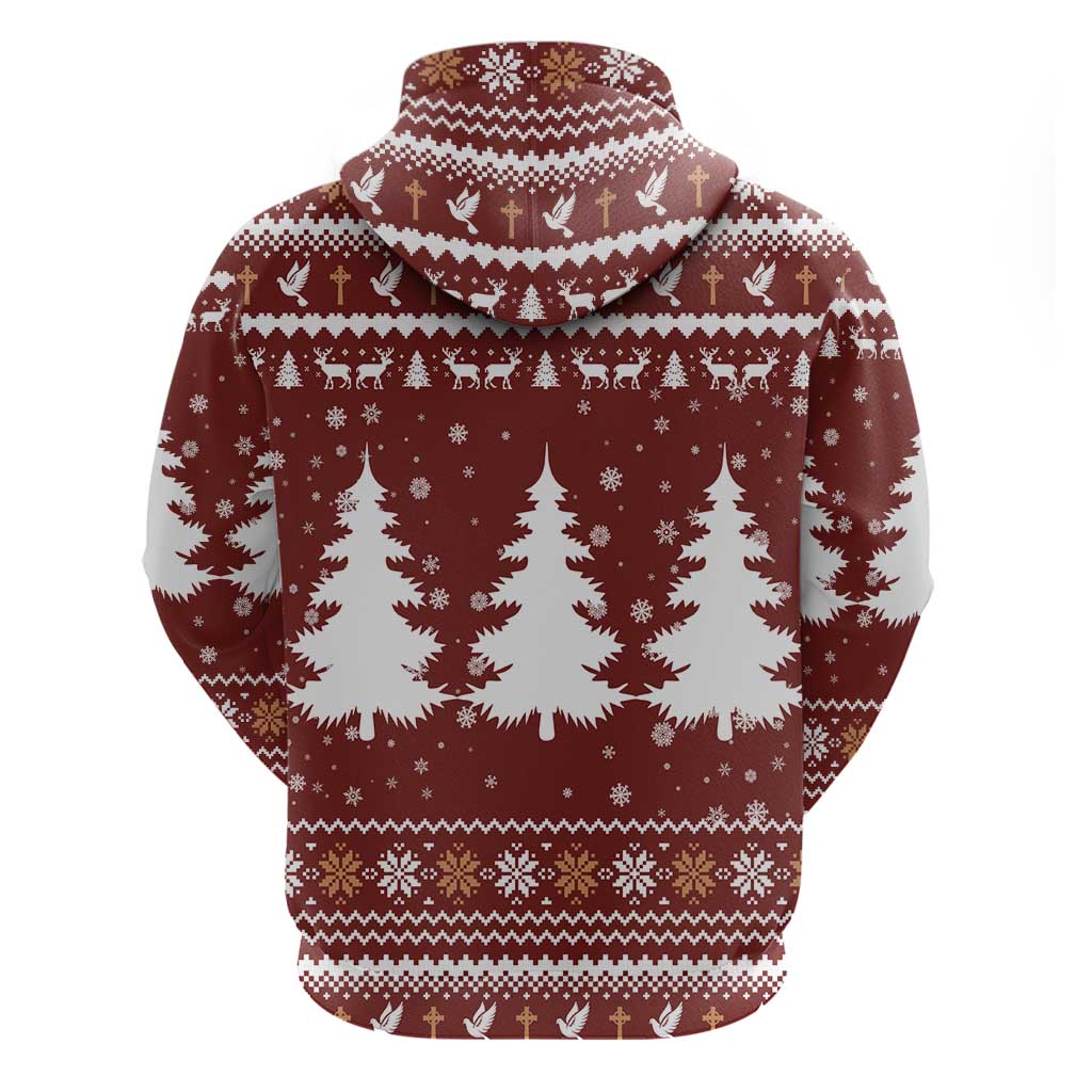 Christian Noel Christmas Hoodie Xmas Holiday Patterns - Wonder Print Shop