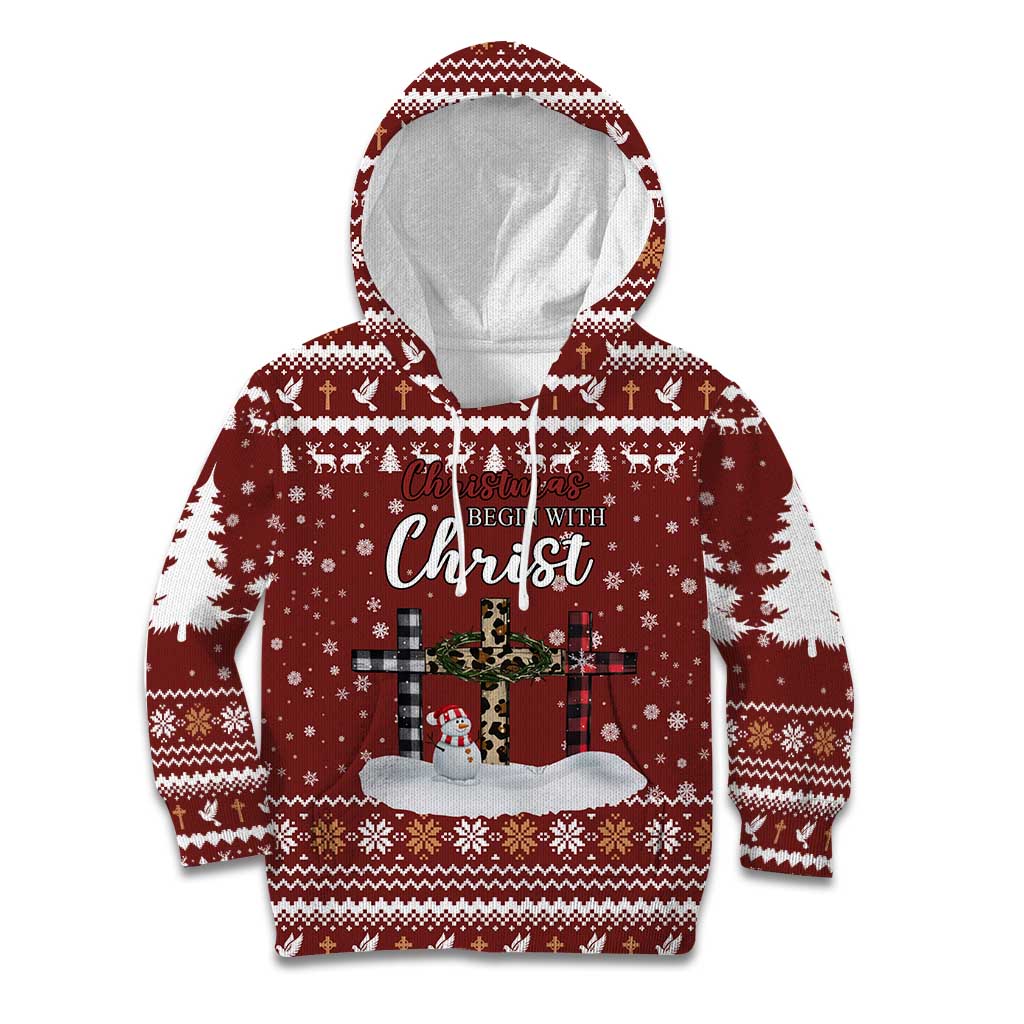 Christian Noel Christmas Kid Hoodie Xmas Holiday Patterns - Wonder Print Shop