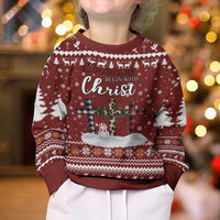 Christian Noel Christmas Kid Ugly Christmas Sweater Xmas Holiday Patterns - Wonder Print Shop