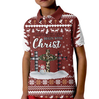 Christian Noel Christmas Kid Polo Shirt Xmas Holiday Patterns - Wonder Print Shop