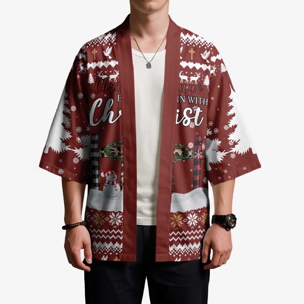 Christian Noel Christmas Kimono Xmas Holiday Patterns - Wonder Print Shop