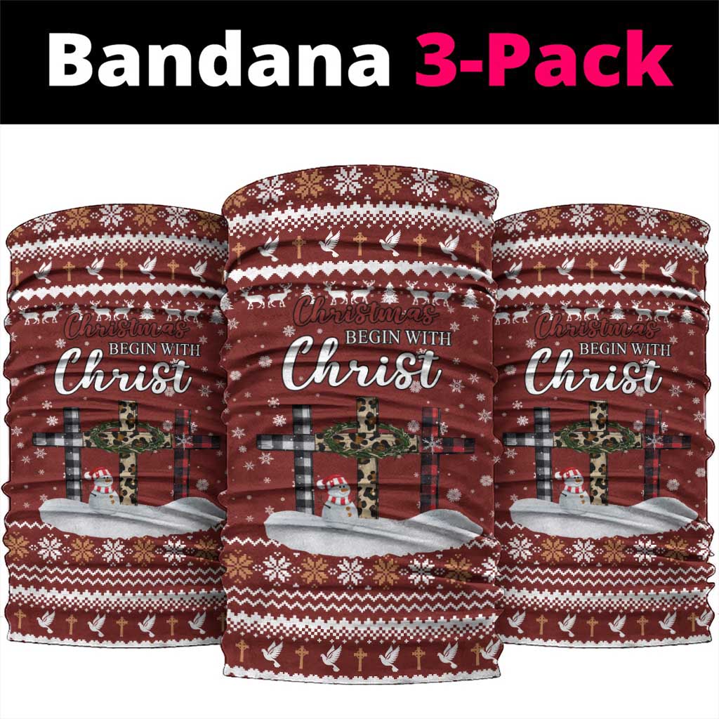 Christian Noel Christmas Neck Gaiter Xmas Holiday Patterns - Wonder Print Shop