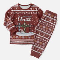 Christian Noel Christmas Pajama Set Xmas Holiday Patterns - Wonder Print Shop