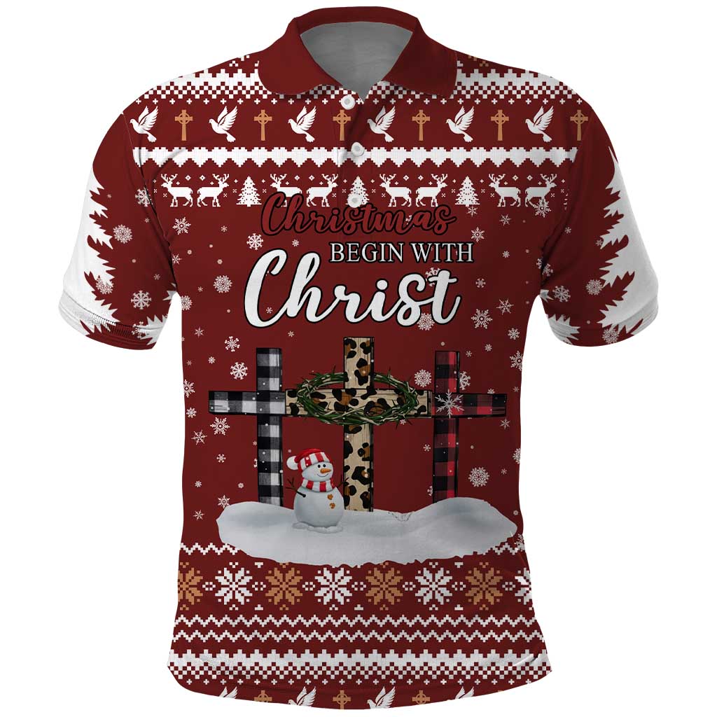 Christian Noel Christmas Polo Shirt Xmas Holiday Patterns - Wonder Print Shop