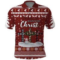 Christian Noel Christmas Polo Shirt Xmas Holiday Patterns - Wonder Print Shop