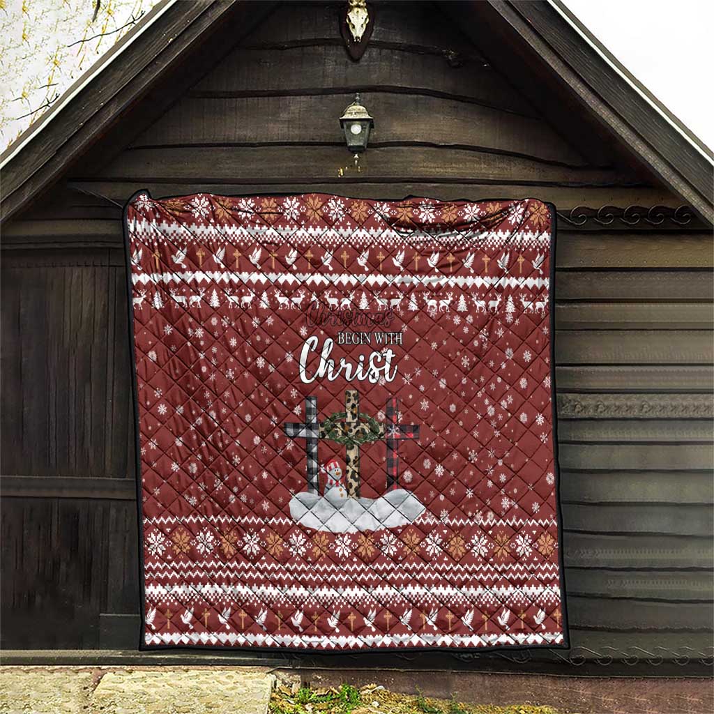 Christian Noel Christmas Quilt Xmas Holiday Patterns - Wonder Print Shop