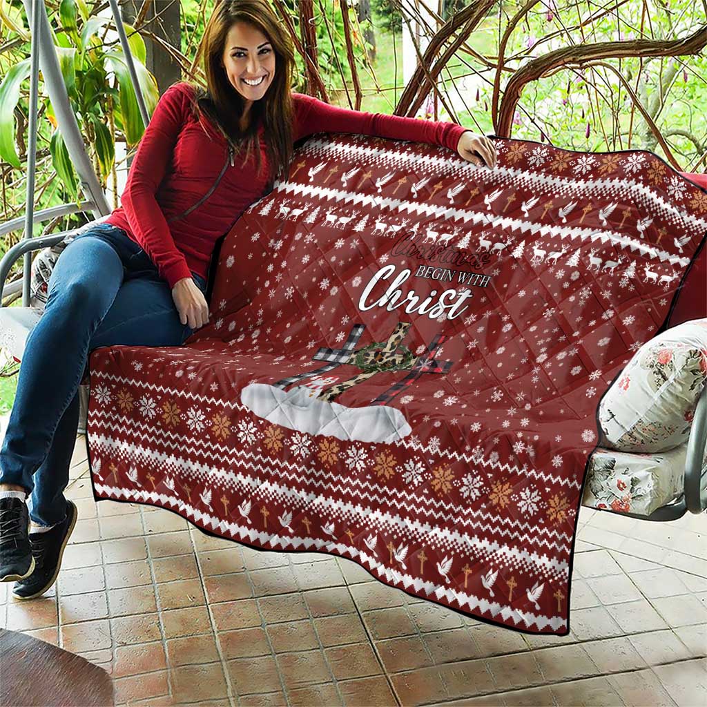 Christian Noel Christmas Quilt Xmas Holiday Patterns - Wonder Print Shop