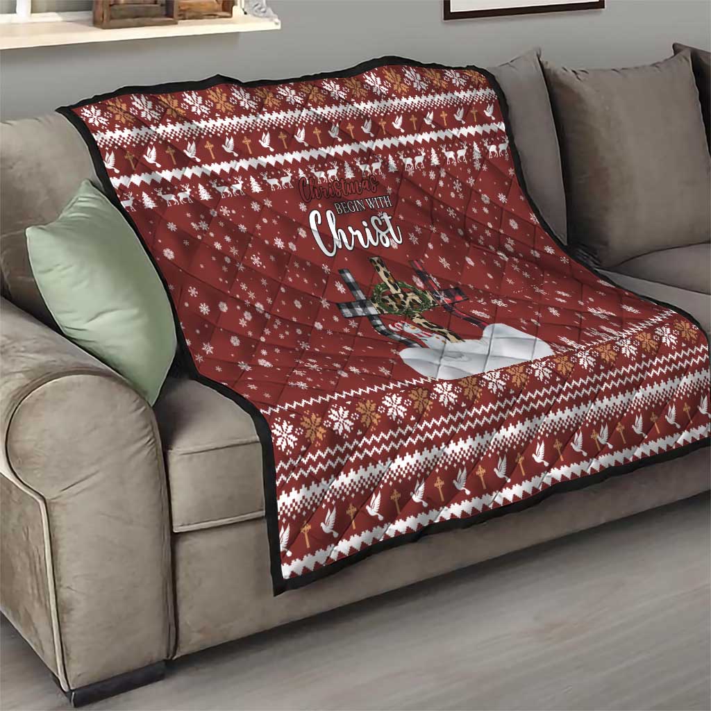 Christian Noel Christmas Quilt Xmas Holiday Patterns - Wonder Print Shop