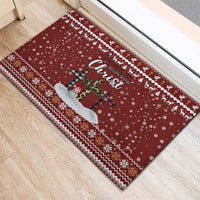 Christian Noel Christmas Rubber Doormat Xmas Holiday Patterns - undefined