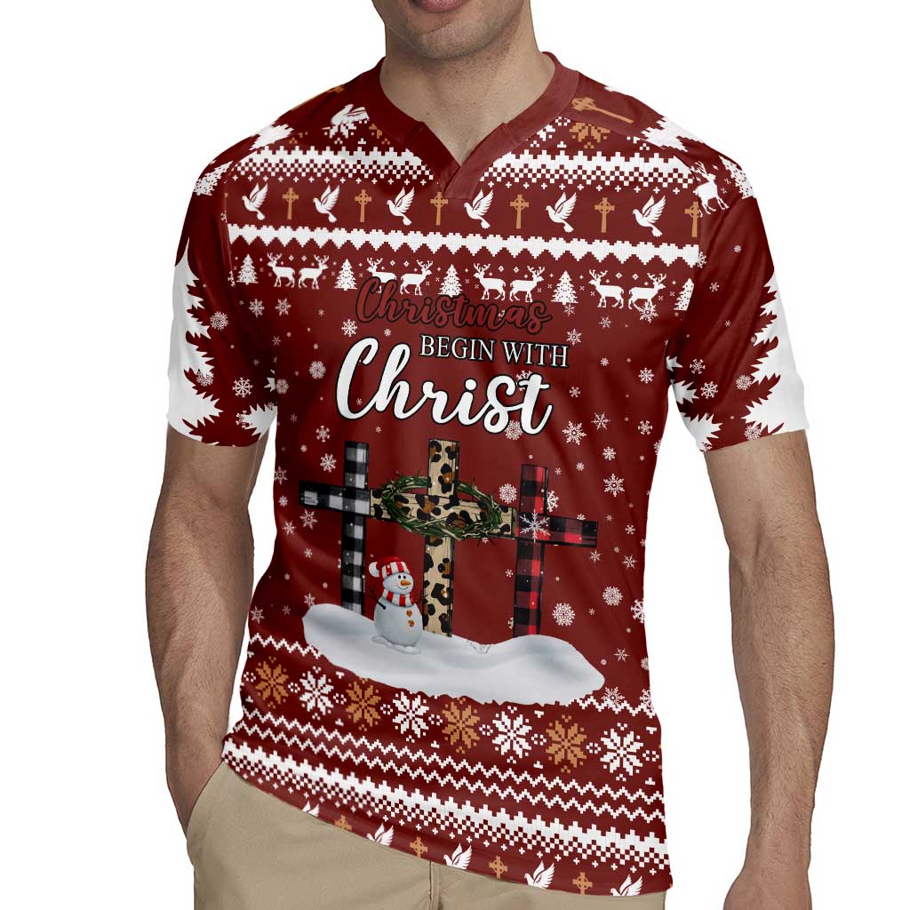 Christian Noel Christmas Rugby Jersey Xmas Holiday Patterns - Wonder Print Shop