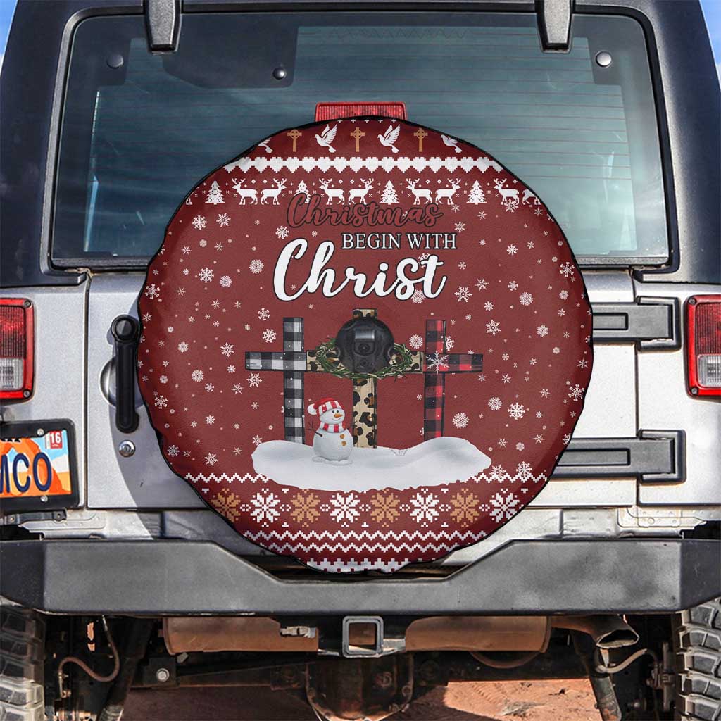 Christian Noel Christmas Spare Tire Cover Xmas Holiday Patterns - Wonder Print Shop