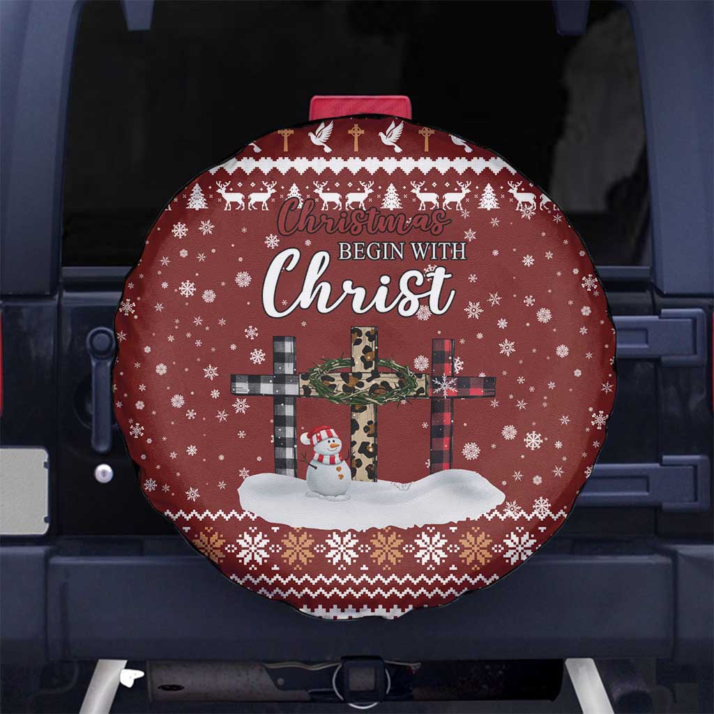 Christian Noel Christmas Spare Tire Cover Xmas Holiday Patterns - Wonder Print Shop