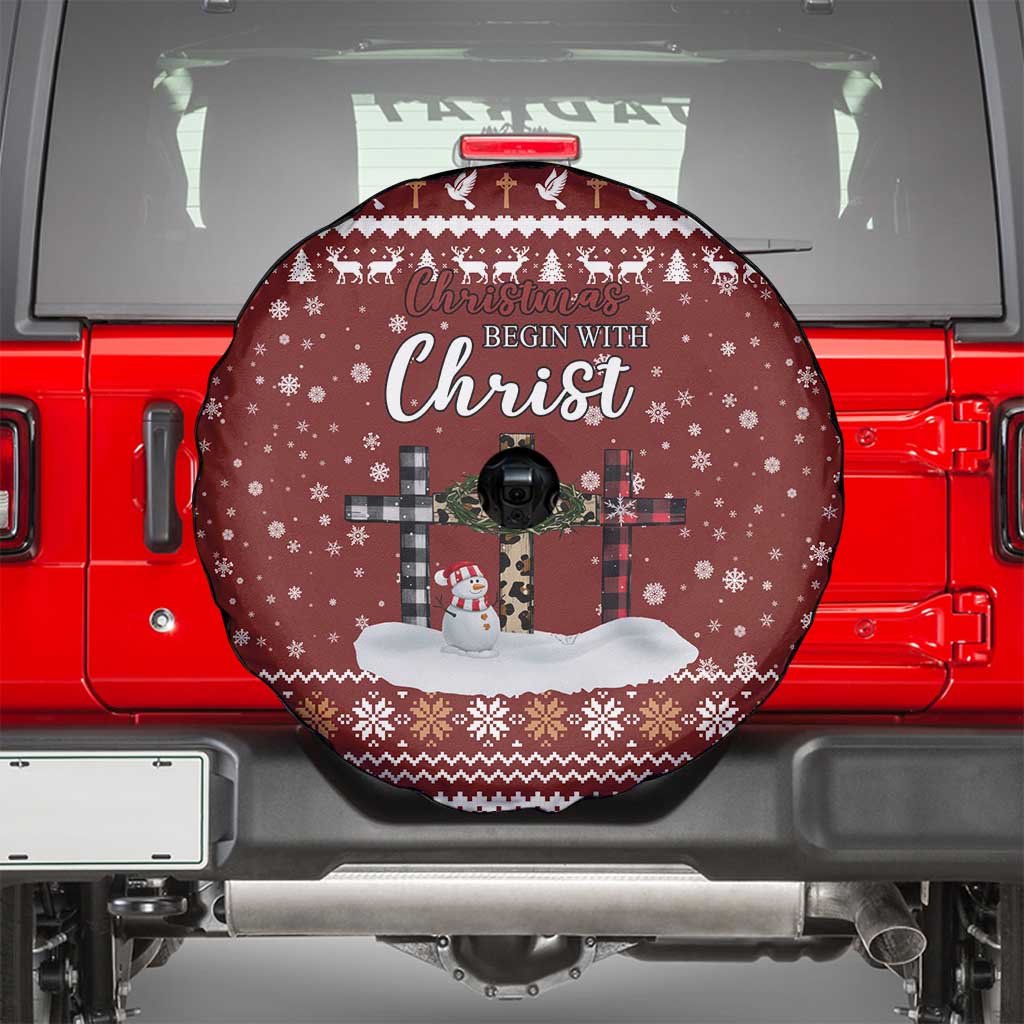 Christian Noel Christmas Spare Tire Cover Xmas Holiday Patterns - Wonder Print Shop