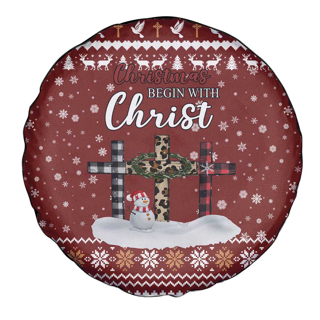Christian Noel Christmas Spare Tire Cover Xmas Holiday Patterns - Wonder Print Shop