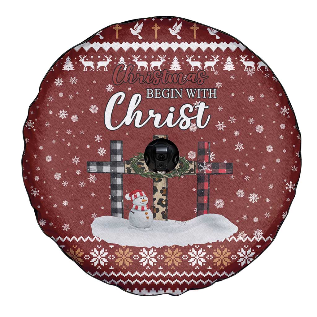 Christian Noel Christmas Spare Tire Cover Xmas Holiday Patterns - Wonder Print Shop