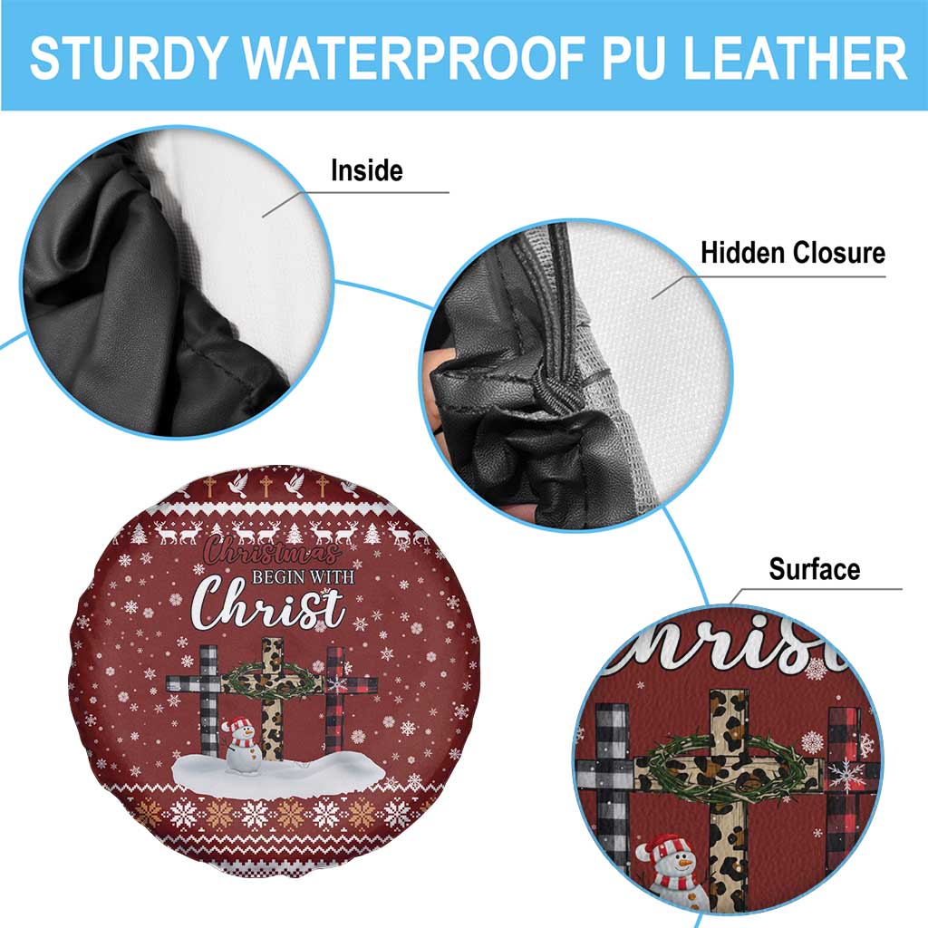Christian Noel Christmas Spare Tire Cover Xmas Holiday Patterns - Wonder Print Shop