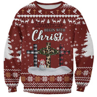 Christian Noel Christmas Sweatshirt Xmas Holiday Patterns - Wonder Print Shop
