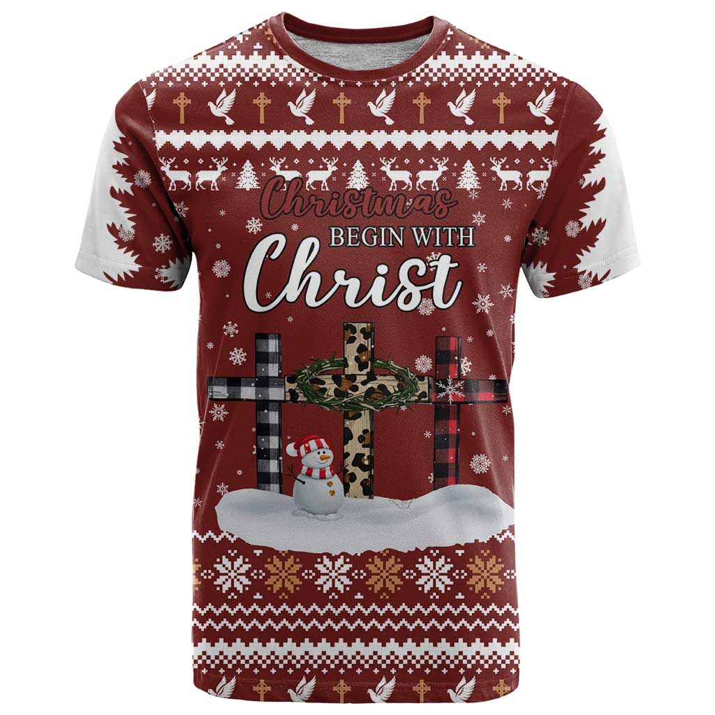Christian Noel Christmas T Shirt Xmas Holiday Patterns - Wonder Print Shop
