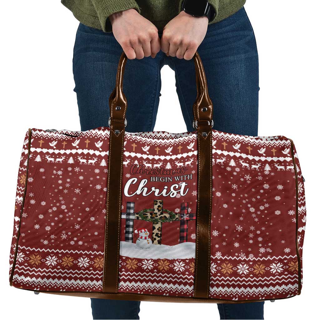 Christian Noel Christmas Travel Bag Xmas Holiday Patterns - Wonder Print Shop
