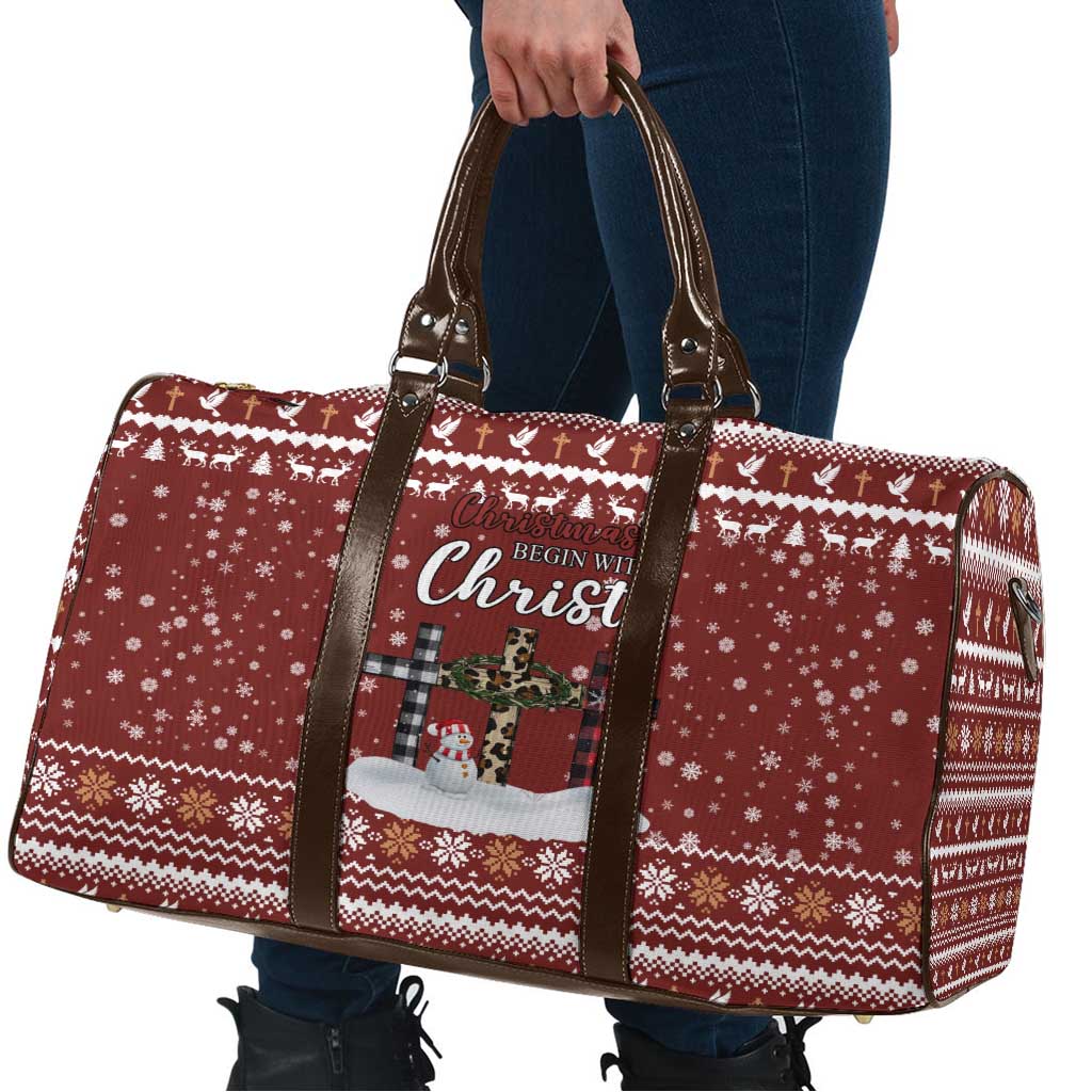 Christian Noel Christmas Travel Bag Xmas Holiday Patterns - Wonder Print Shop