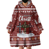 Christian Noel Christmas Wearable Blanket Hoodie Xmas Holiday Patterns - Wonder Print Shop